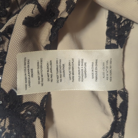 Alice & Olivia sequin embroidered mesh shorts - Picture 10 of 12